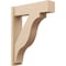 Ekena Millwork 8-in W x 30-in D x 38-in H Funston Block Rough Cedar Woodgrain TimberThane Outlooker, Primed Tan OUTUR080X30X38FST44RCPR - alternate 1